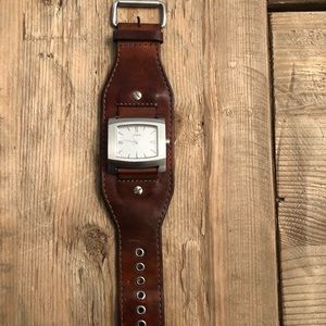 Guess leather watch